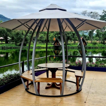 Chòi Cà Phê Sân Vườn Đẹp – Mẫu Chòi Gỗ, Chòi Sắt Cao Cấp Cho Quán Cafe